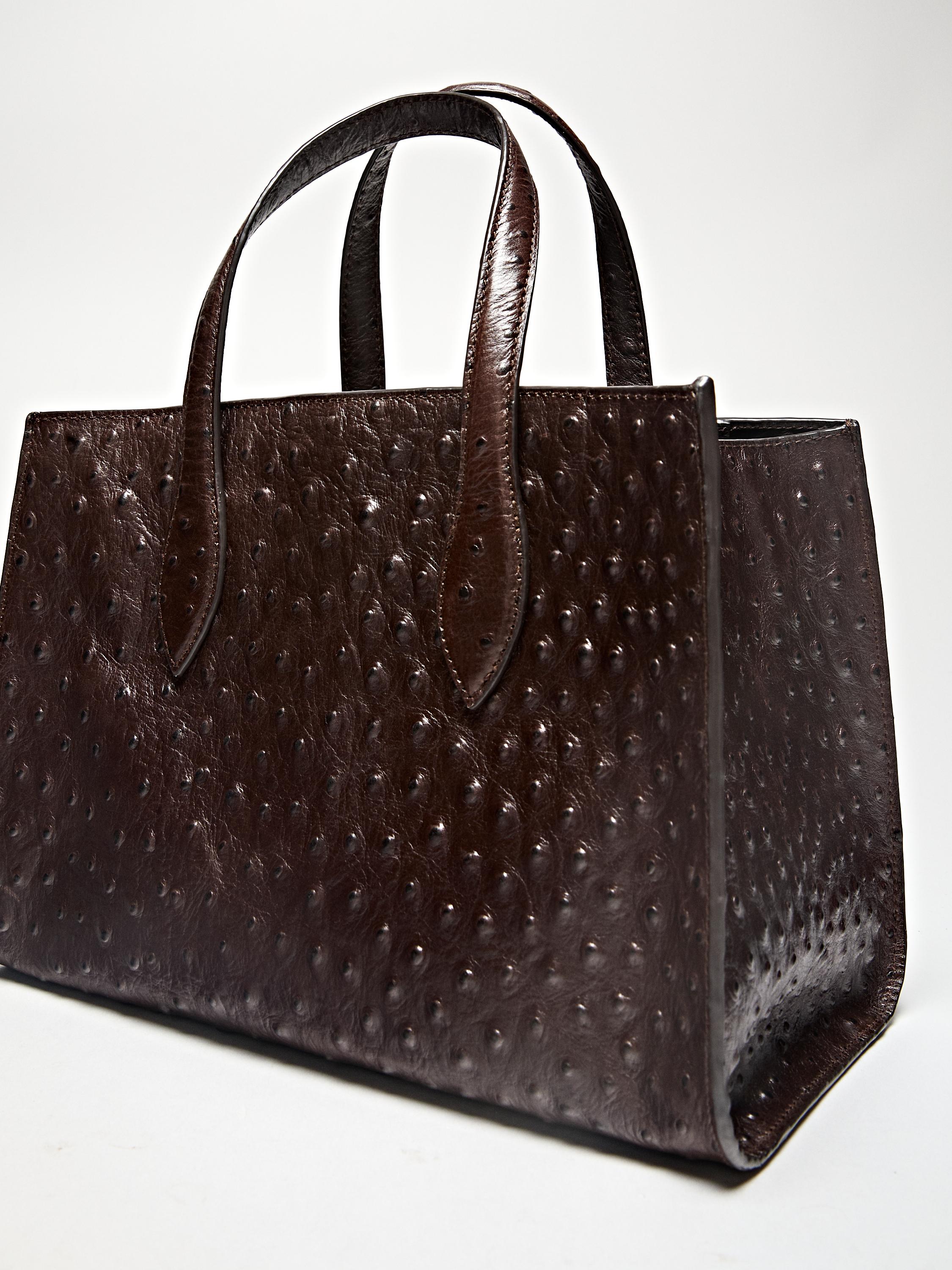 Textured leather mini MD ICON bag